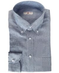 Luciano Barbera - Button-Down Overhemd - Lyst