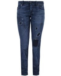 DIESEL - Grupee-Ne Distressed Jeans - Lyst