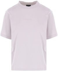 Balenciaga - Katoenen T-Shirt Met Geborduurd Logo - Lyst