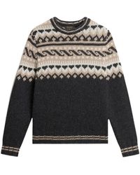 Woolrich - Fair Isle-Knit Jumper - Lyst