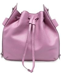 Coccinelle - Gretel Ribbon Leather Shoulder Bag - Lyst