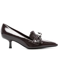 Burberry - Leather Storm Pumps - Lyst