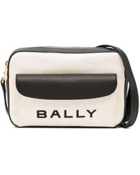 Bally - Bar Daniel Logo-print Crossbody Bag - Lyst