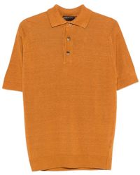 FILIPPO DE LAURENTIIS - Knitted Polo Shirt - Lyst