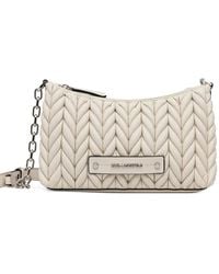 Karl Lagerfeld - Quilted Logo-Plaque Cross Body Bag - Lyst