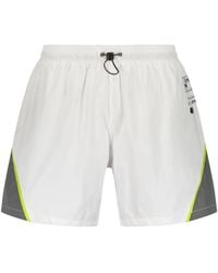 Philipp Plein - Short De Bain À Taille À Lien De Resserrage Et Empiècements - Lyst