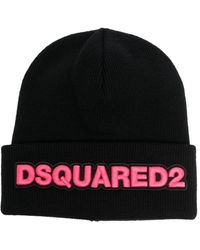 DSquared² - Beanie mit Logo-Applikation - Lyst