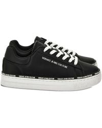Versace Jeans Couture - Logo-Detail Lace-Up Trainers - Lyst