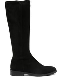 Julie Dee - Calf-Suede Knee-High Boots - Lyst