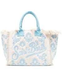 Mc2 Saint Barth - Bolso shopper con logo bordado - Lyst