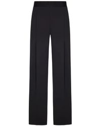 Giorgio Armani - Wool Palazzo Pants - Lyst