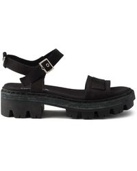 Prada - Sandalen Aus Canvas - Lyst