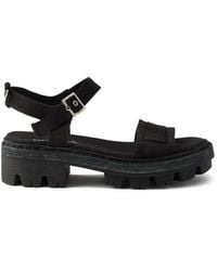 Prada - Canvas Sandals - Lyst