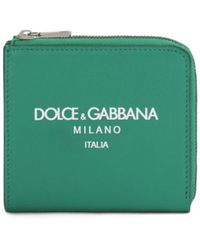 Dolce & Gabbana - Cartera con logo estampado - Lyst