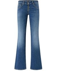 Pinko - Zip-Fly Flared Jeans - Lyst