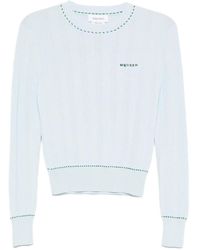 McQueen - Pull À Logo Brodé - Lyst