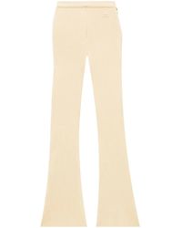 Courreges - Reediton Ribbed Flared Trousers - Lyst