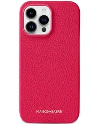 Maison De Sabre - Leather Iphone 15 Pro Case - Lyst