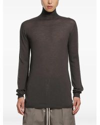 Rick Owens - Tower Level Turtleneck Wool Sweater - Lyst