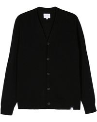 Norse Projects - Cardigan en laine à col v - Lyst