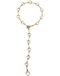 Gucci - Horsebit Lariat Necklace - Lyst
