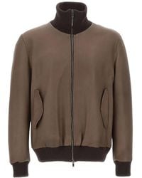 Volfagli - Ambrogio America Leather Jacket - Lyst