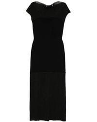 House of Dagmar - Contrast Knitted Maxi Dress - Lyst