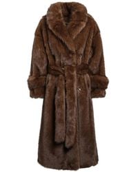 BB COUTURE - Farrah Faux-Fur Trench Coat - Lyst