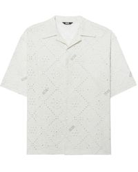 Gcds - Camisa Con Bordado Inglés - Lyst