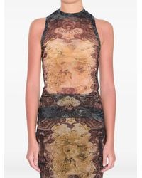 Jean Paul Gaultier - Top Médaillon sin mangas - Lyst