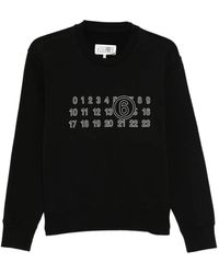 MM6 by Maison Margiela - Logo-Print Sweatshirt - Lyst