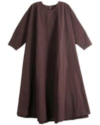 Casey Casey - Soleil Crew Neck Midi Dress - Lyst