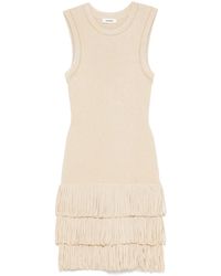 Sandro - Lurex Mini-Jurk - Lyst