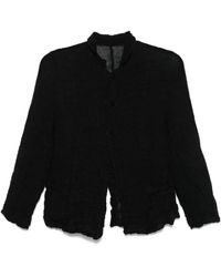 Daniela Gregis - Strukturierte Jacke mit Knopfleiste - Lyst