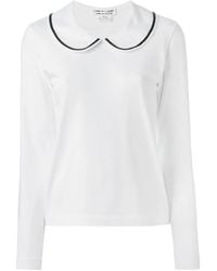 Comme des Garçons - Pullover Mit Bubikragen - Lyst