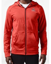 Reebok - Full Zip Hooded Jacket - Lyst
