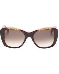 Cartier - Double C Cat-Eye Sunglasses - Lyst