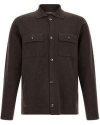 Zanone - Saharan Button-Up Cardigan - Lyst