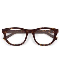 Gucci - Web-Detail Glasses - Lyst