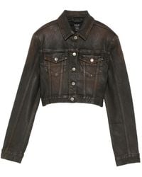 Ksubi - Tucker Cropped Denim Jacket - Lyst