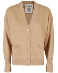 Semicouture - Button-Up Patch-Pocket Cardigan - Lyst