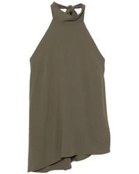 FEDERICA TOSI - Blouse Dos Nu Asymétrique - Lyst