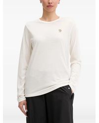 Fjallraven - Logo-Print Long-Sleeve T-Shirt - Lyst