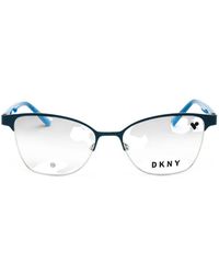 DKNY - Rectangle-Frame Glasses - Lyst