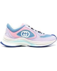 Gucci - 〔 Run〕ウィメンズ スニーカー, ブルー, スエード - Lyst