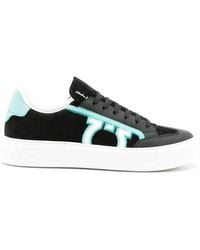 Ferragamo - Borg Low-Top Sneakers - Lyst
