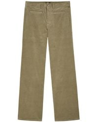 PAIGE - Leenah Wide-Leg Corduroy Trousers - Lyst