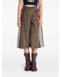 adidas - Leopard-Patterned Bermuda Shorts - Lyst