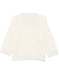 Peserico - Jersey con cuello redondo - Lyst