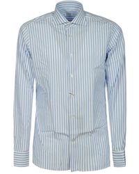 Borriello - Polo A Righe Con Colletto A Punta - Lyst